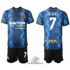 Officiële Voetbalshirt + Korte Broek Inter Milan Alexis Sanchez 7 Thuis 2021-22 - Kids